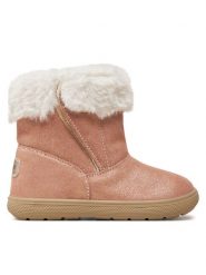 Primigi Kozaki 6850755 S Różowy. Czerwone buty zimowe dziewczęce Primigi, bez wzorów, ze skóry, bez zapięcia. Za 299.99 zł.