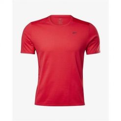 Koszulka treningowa męska Reebok HI0497. Czerwone koszulki sportowe męskie Reebok, m, bez wzorów, z elastanu, bez kołnierzyka, bez ramiączek. Za 137.00 zł.