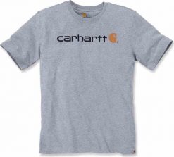 Carhartt Koszulka Carhartt Core Logo T-Shirt Grey. Szare t-shirty męskie Carhartt, m, bez wzorów, bez kołnierzyka. Za 105.42 zł.