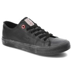 Czarne Trampki Cross Jeans Damskie Wygodne Obuwie. Czarne trampki i tenisówki damskie Cross Jeans, bez wzorów, z jeansu, bez zapięcia. Za 89.99 zł.