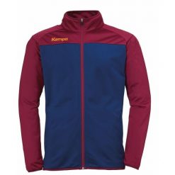 Bluza Kempa Prime Poly Jacket. Czerwone bluzy męskie Kempa, bez wzorów, bez kaptura. Za 172.50 zł.