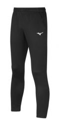 Spodnie do biegania Mizuno Nara Training. Czarne spodnie sportowe męskie Mizuno, l, bez wzorów, z materiału, do biegania. Za 183.50 zł.