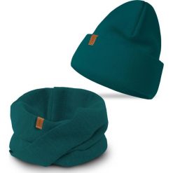 Nandy Nandy Damski Komplet Zimowy Czapka Komin Kolory - Zest-Ck-20849-18-Morski. Zielone czapki i kapelusze damskie Nandy, na zimę, bez wzorów. Za 99.90 zł.