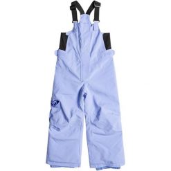 Spodnie narciarskie dla dzieci Roxy Lola Bib. Niebieskie spodnie materiałowe dla dziewczynek Roxy, na zimę, bez wzorów, z materiału. Za 198.49 zł.