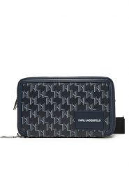 KARL LAGERFELD Torebka A1W30185 Granatowy. Niebieskie torebki do ręki damskie KARL LAGERFELD, bez wzorów, ze skóry, bez dodatków. Za 519.99 zł.