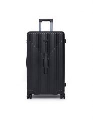Guess Walizka średnia TMOLPC P5303 Czarny. Czarne walizki męskie Guess, z aplikacjami, z tworzywa sztucznego, średnie. Za 1,239.00 zł.