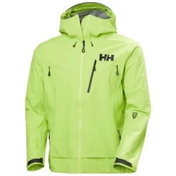 Kurtka narciarska Helly Hansen Odin 9 Worlds 3.0. Zielone kurtki męskie Helly Hansen, l, bez wzorów, z dzianiny, bez kaptura, narciarskie. Za 1,729.50 zł.