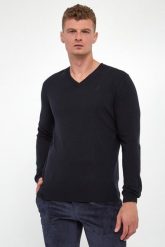 Sweter męski wełniany KARL LAGERFELD. Swetry przez głowę męskie KARL LAGERFELD, m, bez wzorów, z wełny, bez kołnierzyka. Za 599.00 zł.