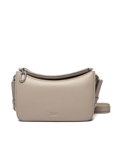 TOUS Torebka City 2002302943 Beżowy. Brązowe listonoszki damskie tous, bez wzorów, ze skóry, bez dodatków. Za 509.99 zł.