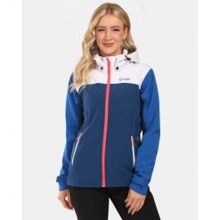 Damska kurtka softshell Kilpi RAVIA-W. Niebieskie kurtki damskie Kilpi, bez wzorów, z softshellu, bez kaptura. Za 473.69 zł.