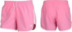 Adidas Spodenki damskie adidas Marathon 20 różowe HL1475 L 4". Czerwone szorty sportowe damskie Adidas, l, bez wzorów, sportowe. Za 97.21 zł.