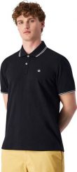Koszulka męska Champion polo czarna 220897 KK001 XL. Czarne koszulki polo męskie Champion, m, bez wzorów, bez ramiączek. Za 195.15 zł.