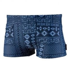 Beco kąpielówki męskie boxer ciemnoniebieskie z jasnoniebieskim printem. Niebieskie kąpielówki męskie 47 Brand, m, bez wzorów, z elastanu. Za 253.99 zł.