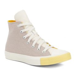 Trampki damskie Converse Chuck Taylor All Star Hi. Szare trampki i tenisówki damskie Converse, bez wzorów, retro, bez zapięcia. Za 249.99 zł.