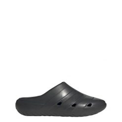 Adicane Clogs. Czarne klapki damskie Adidas, bez wzorów, sportowe, bez obcasa. W wyprzedaży za 181.05 zł.