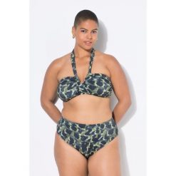 Damskie Figi od bikini wysoki stan moro. Zielone bikini damskie Ulla Popken, plus size, bez wzorów, plus size. Za 93.99 zł.