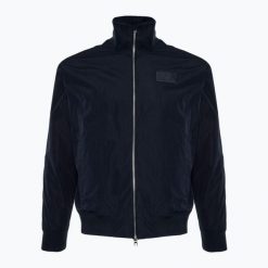 Kurtka męska EA7 Emporio Armani Train Lux Padded Bomberka. Niebieskie kurtki męskie EA7 Emporio Armani, m, bez wzorów, z materiału, eleganckie, bez kaptura. Za 829.99 zł.