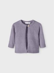 NAME IT Kardigan 13218679 Fioletowy Regular Fit. Fioletowe swetry dla dziewczynek Name it, bez wzorów, z syntetyku, bez kołnierzyka, bez ramiączek, bez kaptura. Za 59.99 zł.
