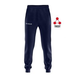 Spodnie Sportowe Givova Navy Blue XL - Niezrównany Komfort i Elastyczność. Niebieskie spodnie sportowe męskie Givova, xl, bez wzorów, na fitness i siłownię. Za 170.99 zł.