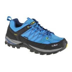 Męskie Buty Sportowe Rigel Low. Niebieskie trekkingi męskie CMP, trekkingowe. Za 616.99 zł.