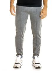 Męskie spodnie dresowe Leone Lifestyle. Szare spodnie sportowe męskie LEONE 1947 APPAREL, l, z aplikacjami, z dresówki, na fitness i siłownię. Za 105.21 zł.