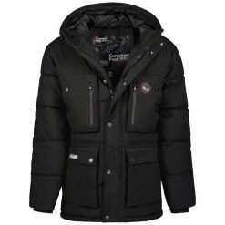 Parka Canadian Peak Alberteak 096. Czarne kurtki męskie Canadian Peak, na zimę, m, bez wzorów, bez kaptura. W wyprzedaży za 352.00 zł.