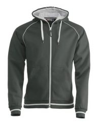 Clique Gerry bluza z kapturem unisex w dzianinie strukturalnej. Szare bluzy męskie CLIQUE, m, bez wzorów, z bawełny, z kapturem. Za 272.25 zł.