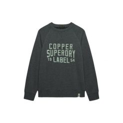 Bluza z nadrukiem Superdry Merchant Vintage. Szare bluzy męskie Superdry., m, bez wzorów, z materiału, bez kaptura. Za 326.15 zł.