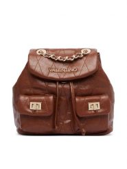 Valentino Plecak Crystelle VBSA5Q20 Brązowy. Brązowe plecaki damskie Valentino, bez wzorów, ze skóry. Za 679.99 zł.