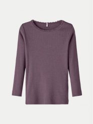 NAME IT Bluzka 13198042 Różowy Regular Fit. Czerwone t-shirty i topy dla dziewczynek Name it, bez wzorów, bez ramiączek. Za 49.99 zł.