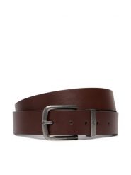 Calvin Klein Pasek Seasonal Logo Tumbled 35Mm Fixed LV04D7128G Brązowy. Brązowe paski damskie Calvin Klein, bez wzorów, ze skóry. Za 249.99 zł.