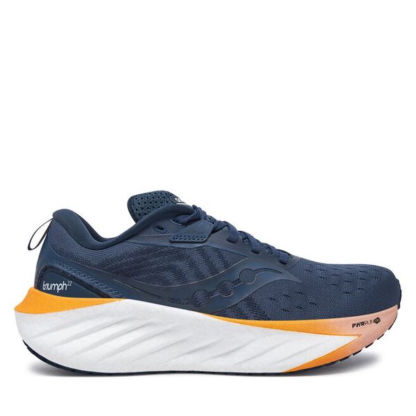 Buty do biegania Saucony. Niebieskie obuwie sportowe damskie Saucony, bez wzorów, do biegania. Za 549.99 zł.