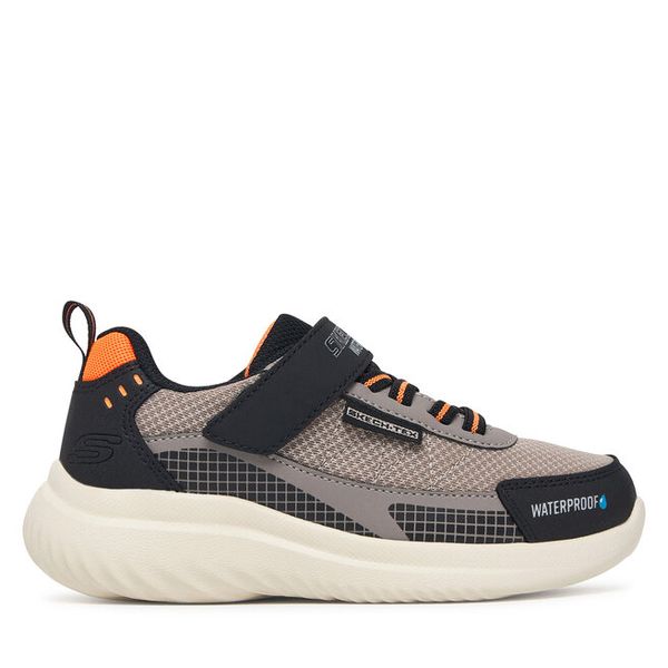 Sneakersy Skechers. Szare trampki i tenisówki chłopięce Skechers, bez wzorów, bez zapięcia. Za 249.99 zł.