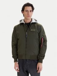 Alpha Industries Kurtka bomber Ma-1 196108 Szary Regular Fit. Szare kurtki męskie Alpha Industries, m, bez wzorów, z syntetyku, bez kaptura. Za 669.99 zł.