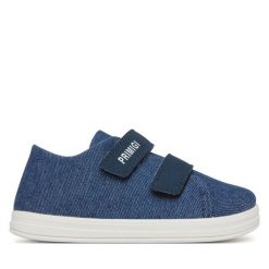 Sneakersy Primigi. Niebieskie trampki i tenisówki chłopięce Primigi, bez wzorów, bez zapięcia. Za 199.99 zł.