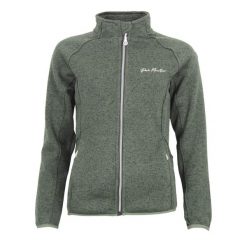 Kurtka polarowa damska Peak Mountain Ator. Brązowe kurtki damskie Peak Mountain, xl, z aplikacjami, z polaru, bez kaptura. Za 268.05 zł.