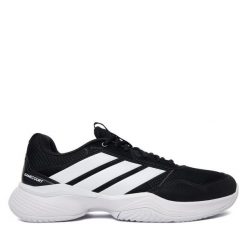 Buty do tenisa adidas. Czarne buty sportowe męskie Adidas, bez zapięcia, tenisowe. Za 329.99 zł.