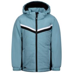 Trespass Amaya - Damska kurtka narciarska Blue Jade. Niebieskie kurtki snowboardowe damskie Trespass, bez wzorów, z puchu, bez kaptura, narciarskie. Za 379.99 zł.
