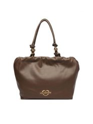 LOVE MOSCHINO Torebka JC4284PP0PK1020A Brązowy. Brązowe torebki do ręki damskie Love Moschino, bez wzorów, ze skóry, bez dodatków. Za 1,189.00 zł.