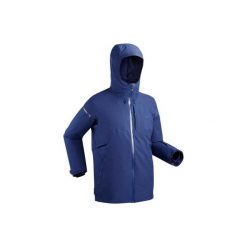 Kurtka narciarska 580 męska. Szare kurtki snowboardowe męskie WED'ZE, m, bez wzorów, z materiału, bez kaptura, narciarskie. Za 399.99 zł.