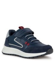 Geox Sneakersy J Briezee Boy J36GMA 054FU C4244 M Granatowy. Niebieskie buty sportowe chłopięce Geox, bez wzorów, ze skóry, bez zapięcia. Za 189.99 zł.