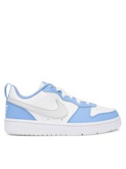 Nike Sneakersy Court Borough Low Recraft (GS) DV5456 128 Biały. Białe buty sportowe dziewczęce Nike, bez wzorów, ze skóry, bez zapięcia. Za 289.99 zł.
