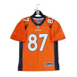 Second life - Koszulka Denver Broncos dla kobiet - Jak nowy. Brązowe koszulki sportowe damskie NFL, bez wzorów, bez kołnierzyka, bez ramiączek, do piłki nożnej. Za 148.01 zł.
