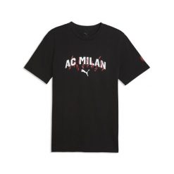 Męska koszulka AC Milan FtblCulture PUMA. Białe koszulki sportowe męskie Puma, m, bez wzorów, bez kołnierzyka, bez ramiączek, do piłki nożnej. Za 129.00 zł.