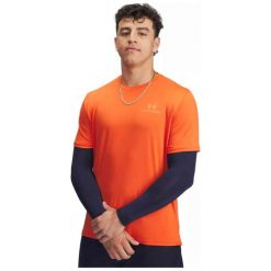 Koszulka Under Armour Vanish Energy. Brązowe koszulki sportowe męskie Under Armour, bez wzorów, bez kołnierzyka, bez ramiączek. Za 139.99 zł.