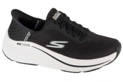 Buty sportowe damskie, Slip-Ins: Max Cushioning Elite 2.0 - Vanish. Czarne obuwie sportowe damskie Skechers, bez wzorów, z materiału, na fitness i siłownię. Za 509.99 zł.