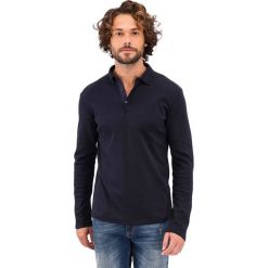 Koszulka polo w kolorze granatowym. Niebieskie koszulki polo męskie AVVA, Dewberry. Za 259.95 zł.