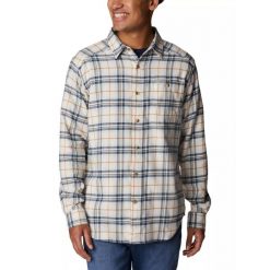 Koszula męska Columbia Cornell Woods Flannel z długim rękawem. Brązowe koszule męskie Columbia, m, bez wzorów, sportowe, bez kołnierzyka, bez ramiączek. Za 269.00 zł.