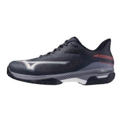 Buty do tenisa Mizuno Wave Exceed Court. Białe buty sportowe męskie Mizuno, z gumy, bez zapięcia, tenisowe, mizuno wave. Za 329.99 zł.