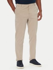 BOSS Chinosy H-Kane1 50543304 Beżowy Modern Fit. Brązowe eleganckie spodnie męskie Boss, m, bez wzorów, z bawełny. Za 629.99 zł.